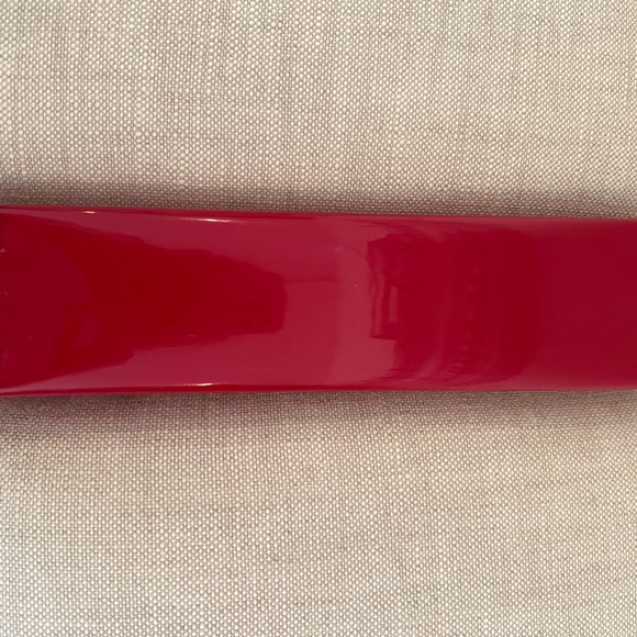 Vintage Red Patent Leather Handbag 10.5 X 13.5 - Picture 10 of 17